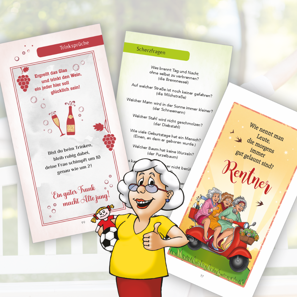 Buch - Lustig ist das Rentner Leben - Humorvolles Geschenk für Rentner & Senioren Witze, Lieder, Gedichte & Rätsel Buch Geschenkidee Ruhestand für Opa & Oma Unterhaltung für unterwegs - innere