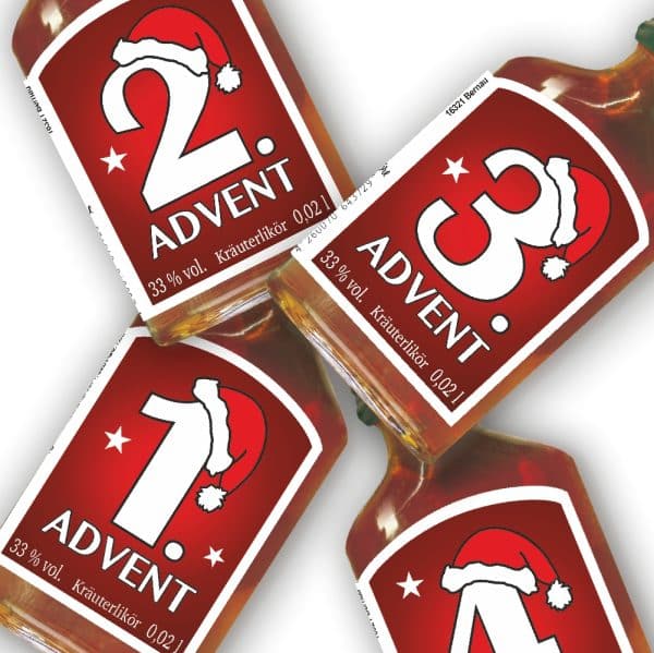 Der große Männer Adventskalender zu Weihnachten mit Kräuterlikör zum anhängen Abreißkalender mit 24 lustigen Sprüchen als Weihnachtsgeschenk AV Andrea Verlag andrea-geschenke.de