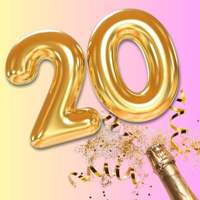 Geschenke Kleinigkeit zum 20. Geburtstag Geburtstagsgeschenke mit Zahlen für runde Geburtstage andrea-geschenke.de AV Andrea Verlag