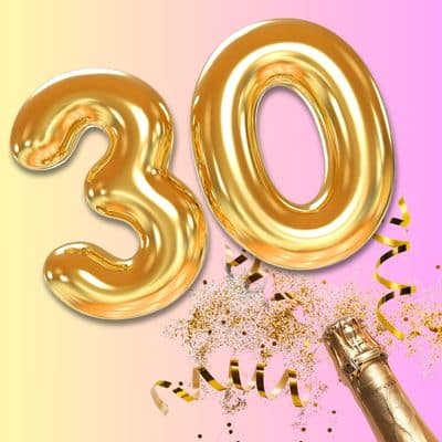 Geschenke Kleinigkeit zum 30. Geburtstag Geburtstagsgeschenke mit Zahlen für runde Geburtstage andrea-geschenke.de AV Andrea Verlag