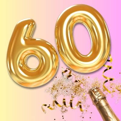 Geschenke Kleinigkeit zum 60. Geburtstag Geburtstagsgeschenke mit Zahlen für runde Geburtstage andrea-geschenke.de AV Andrea Verlag