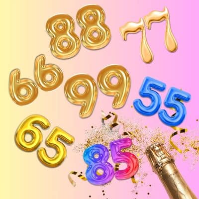 Geschenke Kleinigkeit zum runden Geburtstag Geburtstagsgeschenke mit Zahlen für runde Geburtstage andrea-geschenke.de AV Andrea Verlag