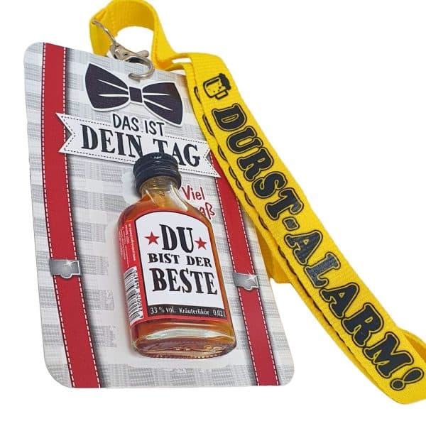 Geschenkkarte Grau das ist dein Tag Du bist der Beste Karte mit Likör Männertag Männertagsgeschenke Vatertag Vatertagsgeschenke Herrentag Geschenk für Männer Kräuterlikör Schnapskarte - schräg