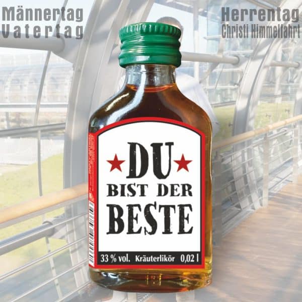 Geschenkkarte das ist dein tag du bist der Beste Kräuterlikör Männertag Männertagsgeschenke Vatertag Vatertagsgeschenke Herrentag Geschenk für Männer