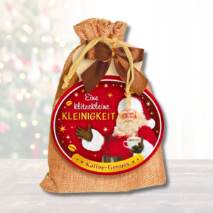 Kaffeegeschenk zu Weihnachten Kaffee-Sackchen Kleinigkeit zu Weihnachten