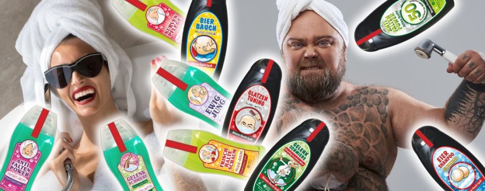 Duschgele und Duschbäder