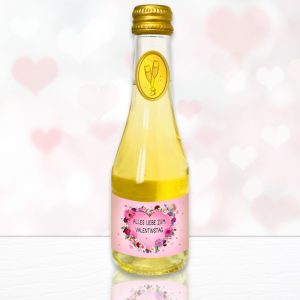 Piccolo Sekt Geschenk Kleinigkeit - Zum Valentinstag - 0,2l Beeren Perlwein Sekt Secco Schaumwein Beerenperlwein AV Andrea Verlag andrea-geschenke.de