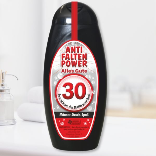 Spaß Duschbäder Duschgel Shampoo - zum 30. Geburtstag - Geschenk für Männer Geburtstagsgeschenk Männer Duschgel Duschbad lustig Scherzartikel