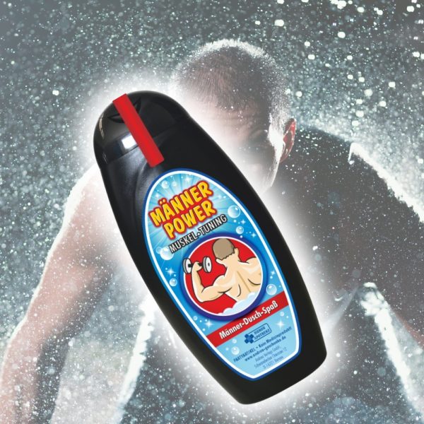 Spaß Duschgel Shampoo - Männer Power - Geschenk für Männer zum Geburtstag Geburtstagsgeschenk Männer Duschgel Duschbad Superman