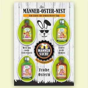 sexy bunny Osterkalender für Erwachsene Männersache Ostergeschenk Geschenk zu Ostern für Männer lustig witzig Likör Schnaps Osterwasser