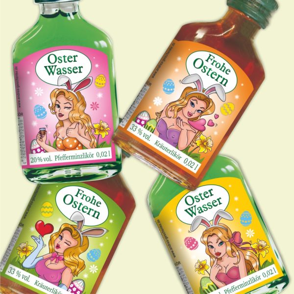 sexy bunny Osterkalender für Erwachsene Männersache Ostergeschenk Geschenk zu Ostern für Männer lustig witzig Likör Schnaps Osterwasser - Schnaps Osterwasser